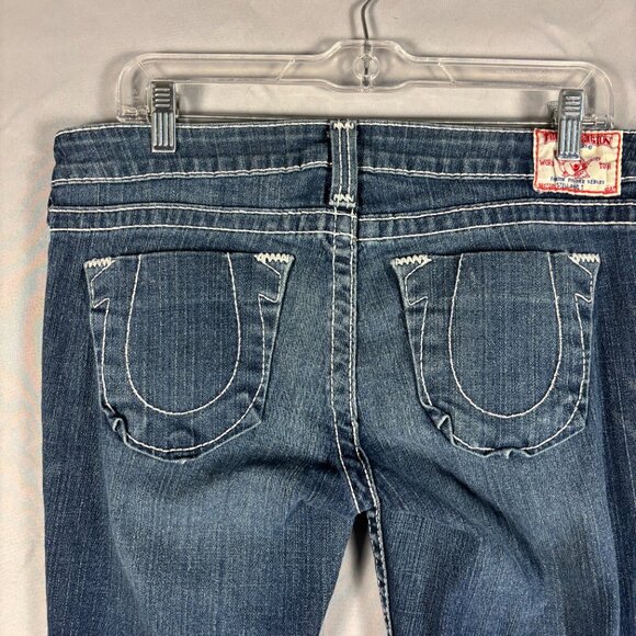 True Religion Stella Big T Skinny Jeans – Low Rise – Blue Denim - Picture 5 of 12